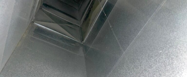 Professional air duct cleaning in Ashburn VA — clean metallic duct interior
